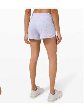 Women's Lululemon Athletic Shorts in Light Blue, size 8 FLAW